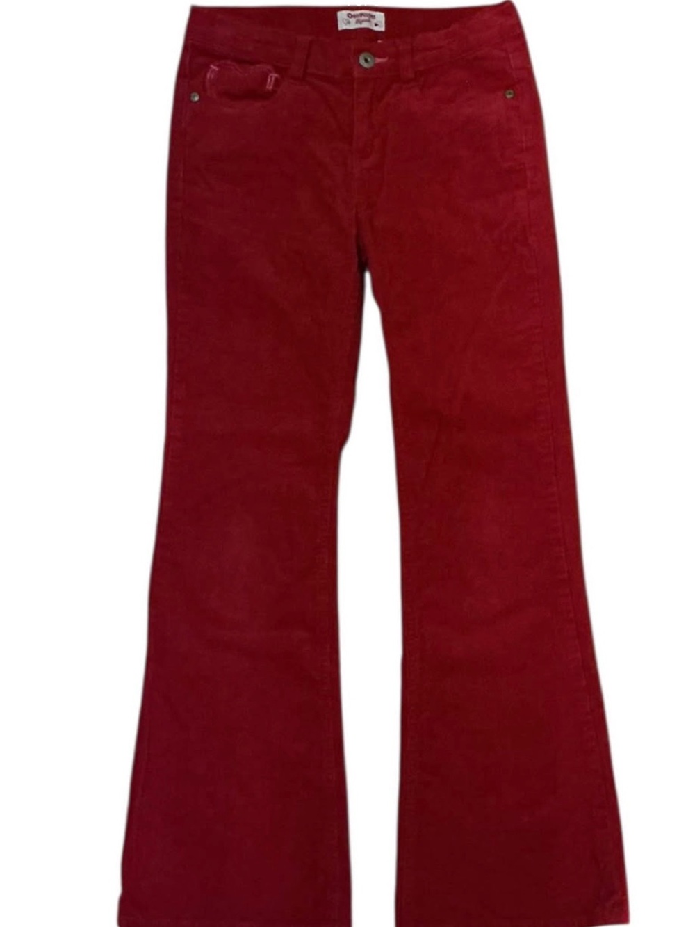 Y2K OshKosh B'gosh Red Corduroy Flared Pants